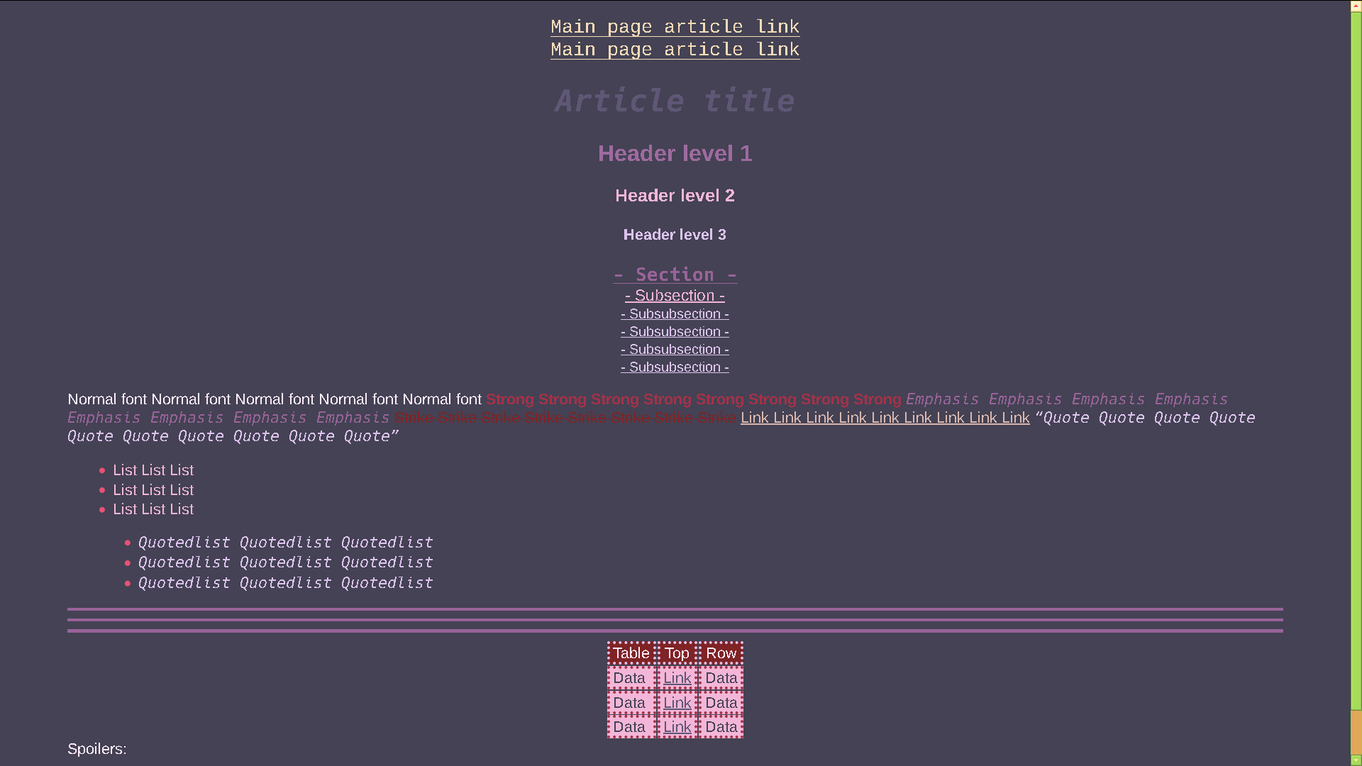 Ame theme screenshot