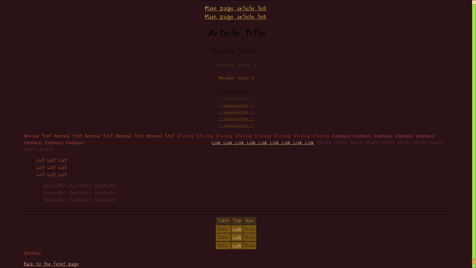Monika theme screenshot
